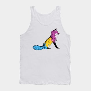 Pansexual Pride Fox Tank Top